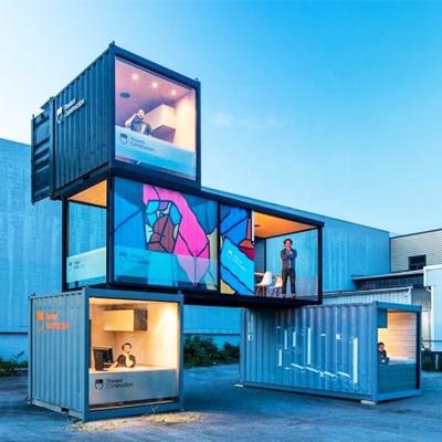 China Modern Luxury Prefab Homes 20ft Shipping Tiny Shipping Container House With Bathroom For Sale for sale