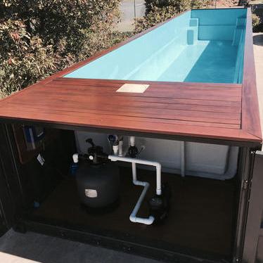 China High quality 20ft40ft modern custom made mobile safety container prefab swimming pool for sale for sale