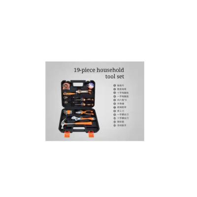 China Natural High Quality Household Tool Box Multi-Function Tool Set 19 Piece Household Tool Kit for sale