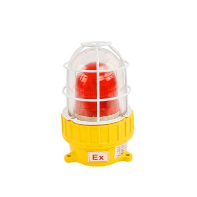 China PC + Aluminum Alloy BBJ Series Explosion Proof Sound and Light Alarm 12V/24V/220V/380V with Mesh Cover for sale