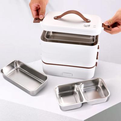 China Outdoor HOT Selling Lunch Box Portable Electric Food Heater Stainless Steel Food Container Bento Box for sale