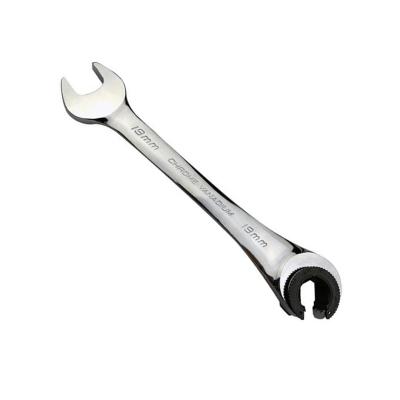 China Flex Head Combination Ratchet Flexible Open End Wrench Repair Dual Use Quick Release Tube for sale