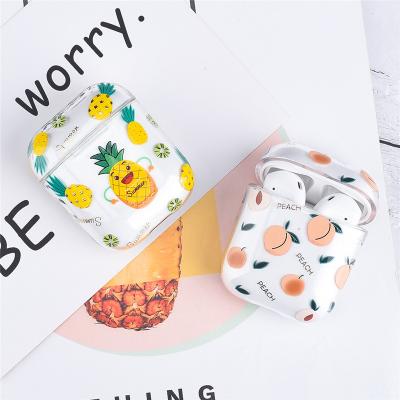 China For Earphone Customized Transparent Cover Hard Plastic Skins For Airpods Carrying Case for sale