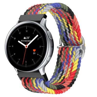 China Hot Selling Fabric 20Mm 22Mm Case Strap Watch 3 Strap Watch 3 Strap For Samsung Galaxy for sale