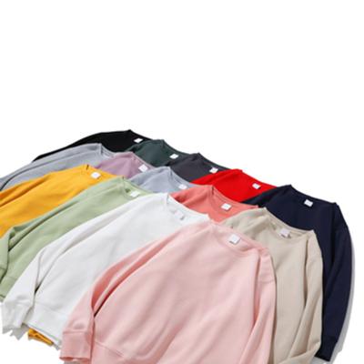 China Multicolor long sleeve pullover high quality cotton plain plus size custom logo men's hoodies and sweatshirts for sale