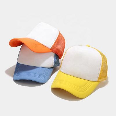 China Custom Logo Designers Outdoor Color Block Sports Hats Baseball Cap Trucker Cap Baseball Net Casual Hats COMMON Jiaer-Wholesale for sale