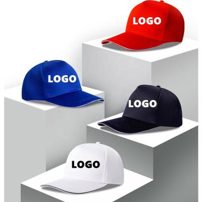 China 5 Jiaer-Wholesale COMMON Logo Sports Unisex Fit Hats Plain Customized Baseball Cap White Casual Hats Panel Cotton Sandwich Embroidery Cap for sale