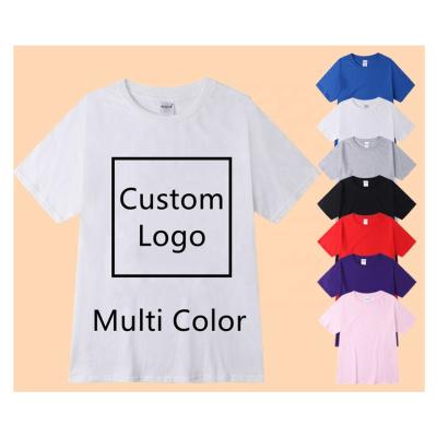 China Custom 100% Multi Colored Logo Printing Blank Plus Size Men's T-Shirts Anti-Wrinkle Short Sleeve Plain Cotton High Jiaer Shirt Jiaer for sale