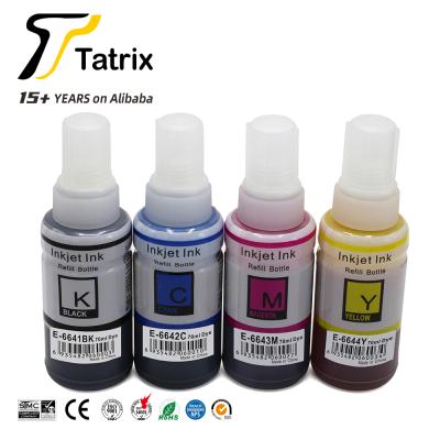 China Tatrix T664 T6641 100ml Eco-Friendly Refill Water Based Ink Bulk Compatible Water Based Refill Inkjet Inkjet 664 T664 T6641 T6644 For Epson L200 for sale