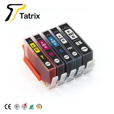 China Compatible Tatrix 862 Color 862XL Ink Cartridge Printer For HP Photosmart 5510 6510 Deskjet 3070A for sale