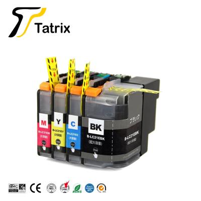 China Compatible Tatrix LC21E LC21EXL Premium Color Compatible Ink Cartridge Printer For Brother DCP-J983N for sale