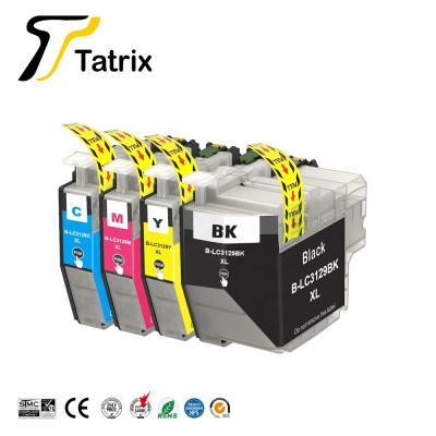 China Compatible Tatrix LC3129 LC3129XL Premium Color Compatible Ink Cartridge Printer For Brother MFC-J6995CDW for sale