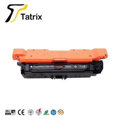 China COMPATIBLE Premium Compatible Tatrix CE250X 504X Laser Black Toner Cartridge For HP CP3525X Printer for sale