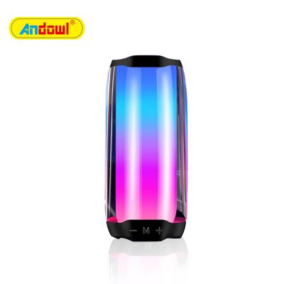 China EZCast ANDOWL TF Disk AUX Waterproof Outdoor Handsfree Portable Subwoofer Light Wireless Speaker. colorful U card mini LED for sale