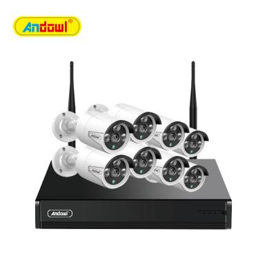 China ANDOWL 8way Function Home Wifi Security Camera Camera Recording Wireless Home Kit for sale