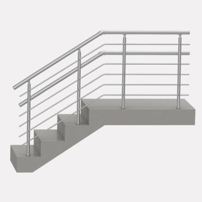 China Modern Balcony Railing 201 304 316 Stainless Steel Stair And Railing Veranda Balcony Railing Case Baluster Barrier Fence for sale