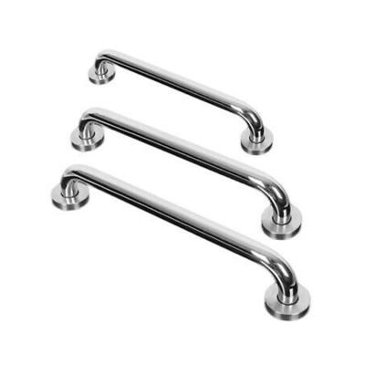 China Modern Stainless Steel 201 304 316 Shower Room Door Handle Push Pull Glass Railing for sale