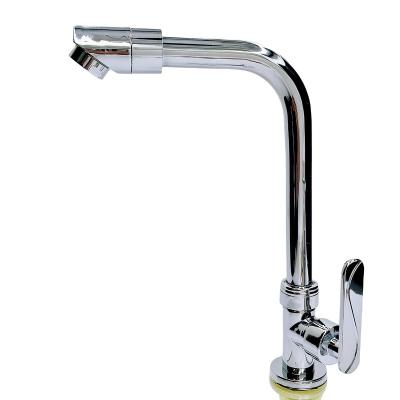 China Sense Faucets Zinc Alloy Pull-out Kitchen Cold Water Faucet Wash Basin Sink Luxury Faucet for sale