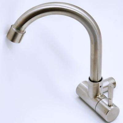 China Sense Faucets Bathroom balcony and kitchen are available  basin cold water tap wall mounted sink faucet for sale