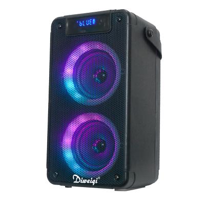 China Manufacturer Hot Sales Wireless Double 5 Inch PA DJ Bass Portable Party Karaoke Outdoor Plastic 5 Inch Radio Speaker for sale