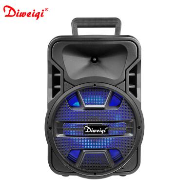 China None factory ready to ship 12 inch with colorful wireless portable outdoor party loudspeaker flashing light audio bass for sale