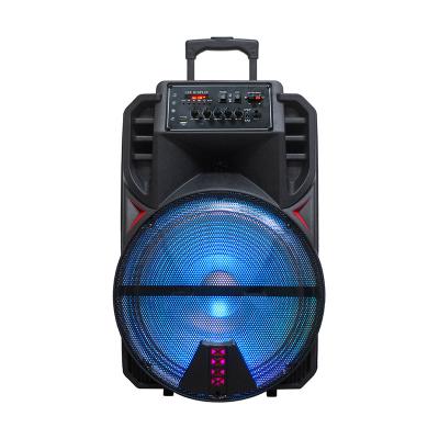 China No 15 Inch Portable Party DJ Cart Woofer Wireless Speaker Manufacturer for sale