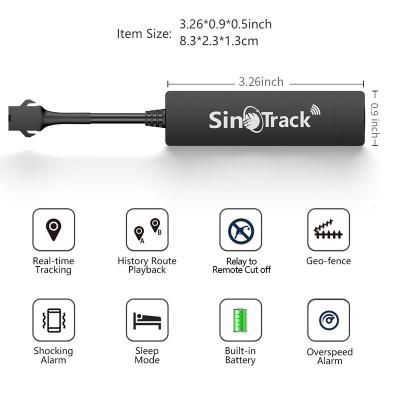 China Smallest Free 2G Automotive Tracker ST-901A APP&Web Real Time Car Tracking Device for sale