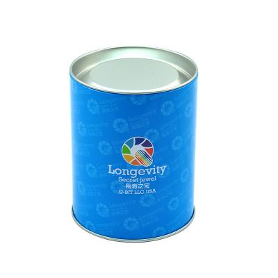 China Food Factory Direct Selling Custom Printed Airtight Round Tin Packaging Box For Tea /Coffee for sale