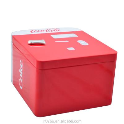 China Recycled Materials Buy Extra Durable Rectangular Tin Can Online Christmas Metal Tins Jar Large Tin Box With Large Capacity for sale