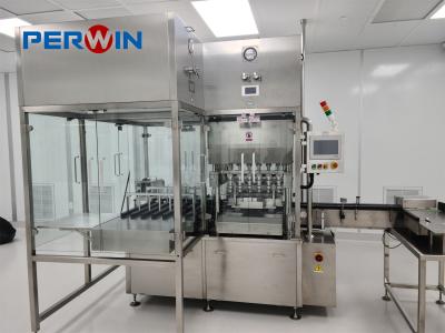 China Siemens PLC Six Channel Delta Servo Motor Driven Media Filling Machine with Automatic Weighing System for sale