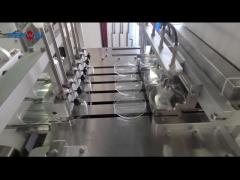 Bi-plates petri dish filling machine