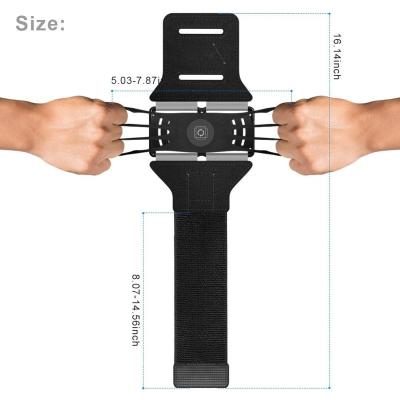 China Sports Armband, VUP+ Workout Forearm Wristband Phone Holder 180 Rotatable for Retraining Gym Running 3.5