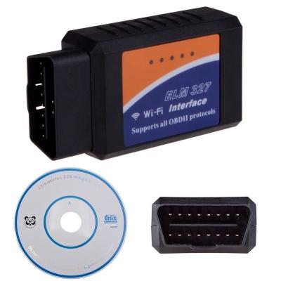 China Works on all 1996 to 2010 cars and light trucks sold in USA WIFI ELM 327 Wi Fi OBD2 / OBDII ELM327 wifi V1.5 for Android IOS Auto Diagnosis for sale