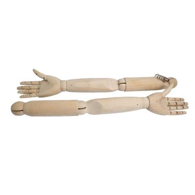 China Deliang Hot Sale Lotus Wood Arms DL782 Inflatable Female Mannequin Hands For Sale for sale