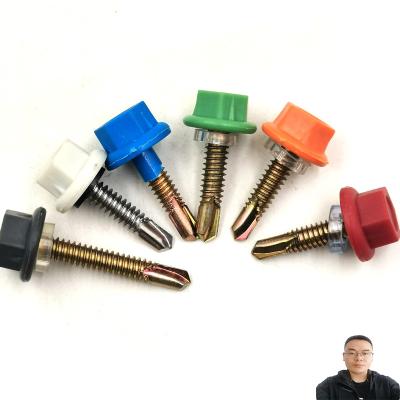 China High quality flat galvanized csk self drilling head screw for sale