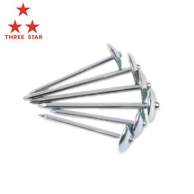 China Flat Plastic Joints For Roofing Nails Nail Umbrella Roofing Hardware for sale