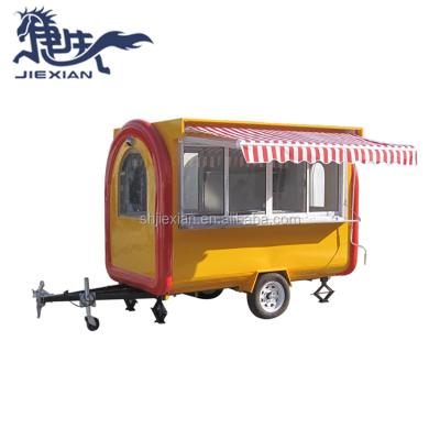 China JX-FR280H design mobile processing plant cotton candy food vegetable trailer new us standard for sale