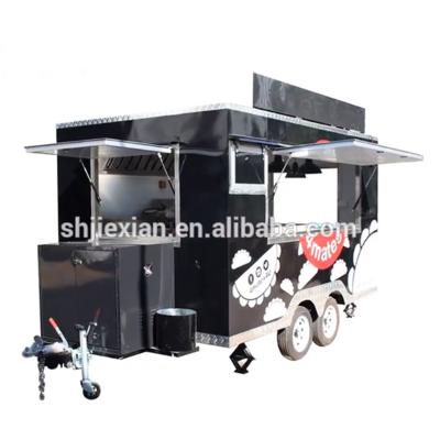 China Hotels Mini Kitchen Van Food Cart Mobile Food Truck for sale