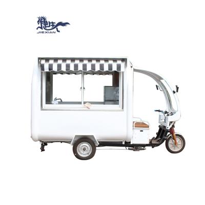 China Outdoor processing plant JX-FR220GH fast food vegetable truck/mobile bike food cart/ice cream cart trailer cart for sale