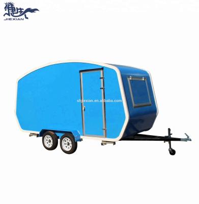 China Vegetable processing factory JX-FV435 China supplier colorful street food mobile cart/fast food truck/food trailer for sale