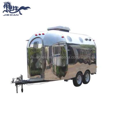 China Stainless steel food truck JX-BT400 street food truck mobile food trucks food truck with air conditioner for sale