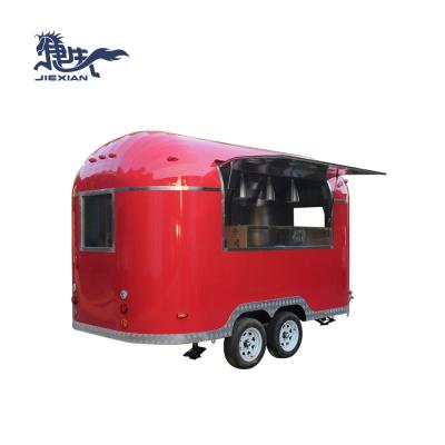 China Vegetable processing factory JX-BT400G mobile outdoor kitchen food car fast food truck for sale for sale