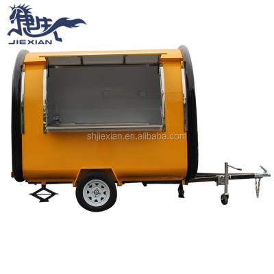 China Fast food trailer JX-FR250B street tonrado potato food kiosk vending cart for sale for sale