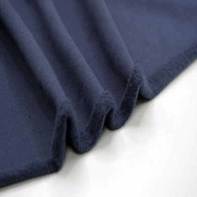 China High quality CVC anti-static 3 ends French Terry 380gsm knitted fabric for hoodie for sale