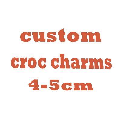 China Aangepaste Custom Durable Logo Cartoon Logo PVC Charms Cute Designer Shoes Charms For Croc Shoe Decoration Accessories for sale