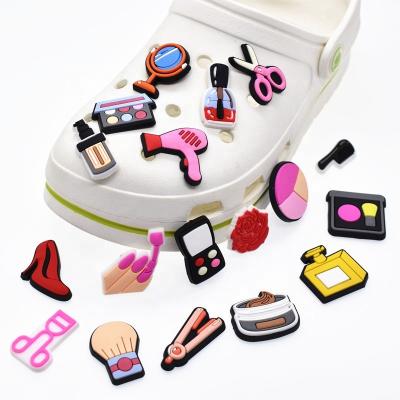 China Factory Direct Selling PVC Clog Charms Rubber Shoe Clip Bracelets Bangles Charms For Kids for sale