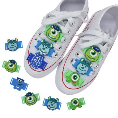 China Available Fashion Durable PVC Stylish Monster College Casual/Sports Shoes Accessories Teens Kids Lace Charm Ornament for sale