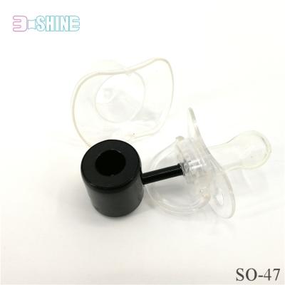 China new design tobacco pipe silicone baby pacifier fruit pacifier baby pacifier SO-46 for sale