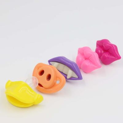 China Big Nipple BPA Free Silicone Pacifier Funny Design Baby Pacifier for sale