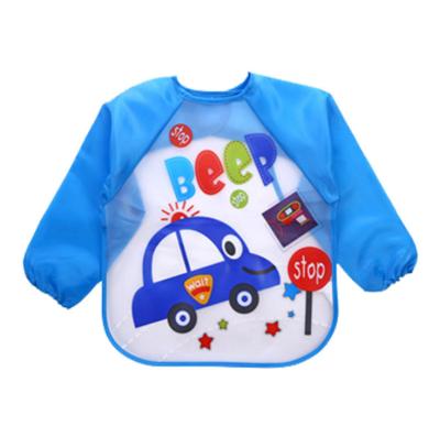 China Sustainable Cute High Quality Cheap Price Baby Designs Long Sleeve Bib EVA Material for sale